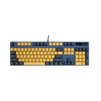 Rapoo V500 PRO Backlit USB Mechanical Gaming Keyboard Yellow and Blue